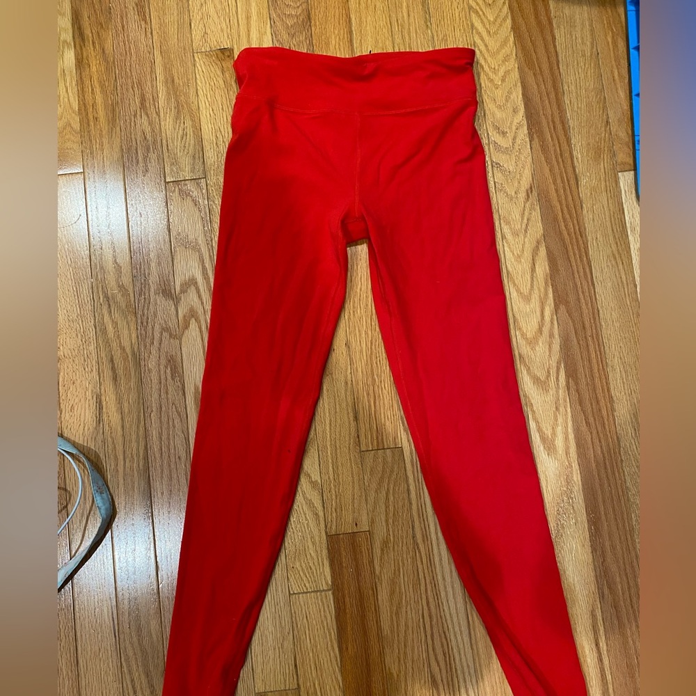 Athleta Girl Red Leggings